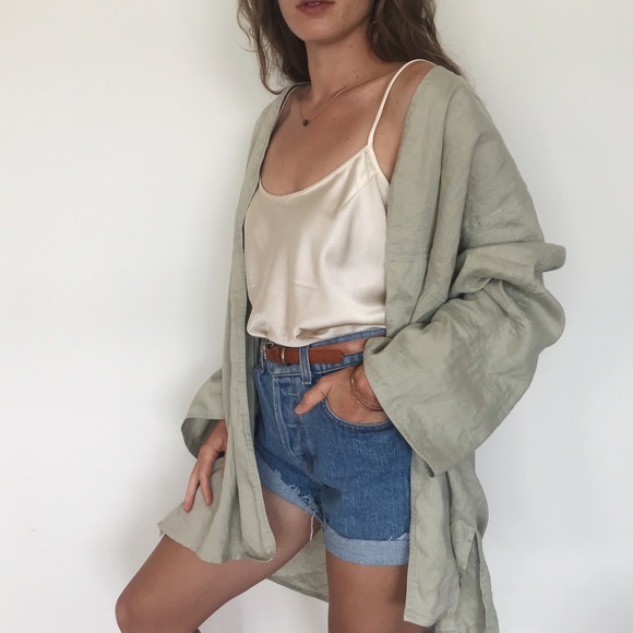 Tops - 100% Linen Kimono
